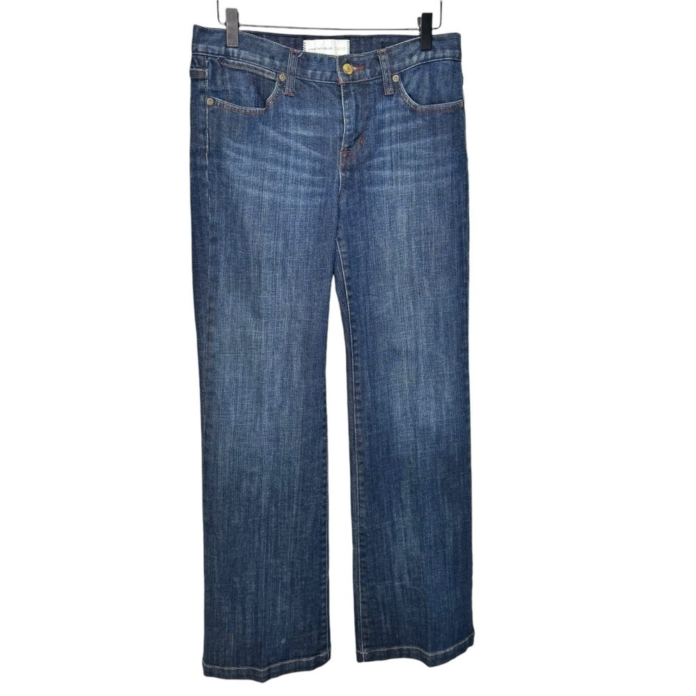 Paper, Denim & Cloth Jayne Medium Rise Wide Leg Jeans Size 30 Medium Wash Denim
